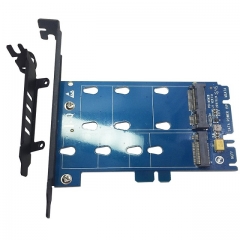 GLOTRENDS 2 in 1 M.2 SATA Adapter Card and mSATA SSD Adapter Card